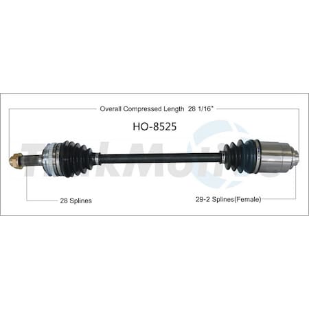 Surtrack Axle Cv Axle Shaft, Ho-8525 HO-8525
